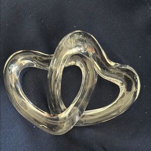 Baccarat Entwined Crystal Hearts